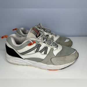 Karhu Fusion 2.0 men’s sneakers size 11 grey / orange